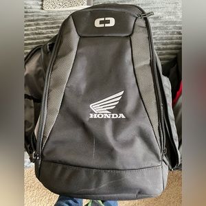 OGIO Black and Gray Backpack with Honda Emblem